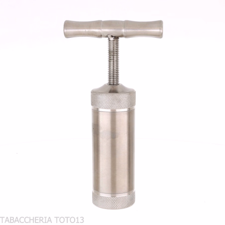 Stainless Steel T-Press - Tobacco and Herb Press - Accessories for tobacco pipes - Metal