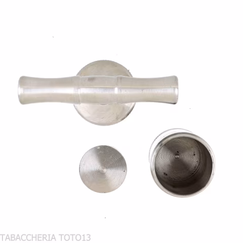 T-Press in acciaio inossidabile - Pressa per tabacco ed erbe aromatiche - Accessori Per Pipe