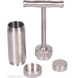 T-Press in acciaio inossidabile - Pressa per tabacco ed erbe aromatiche - Accessori Per Pipe