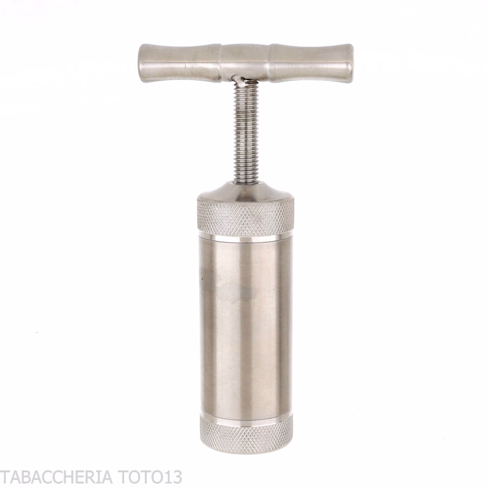 Stainless Steel T-Press - Tobacco and Herb Press - Accessories for tobacco pipes - Metal