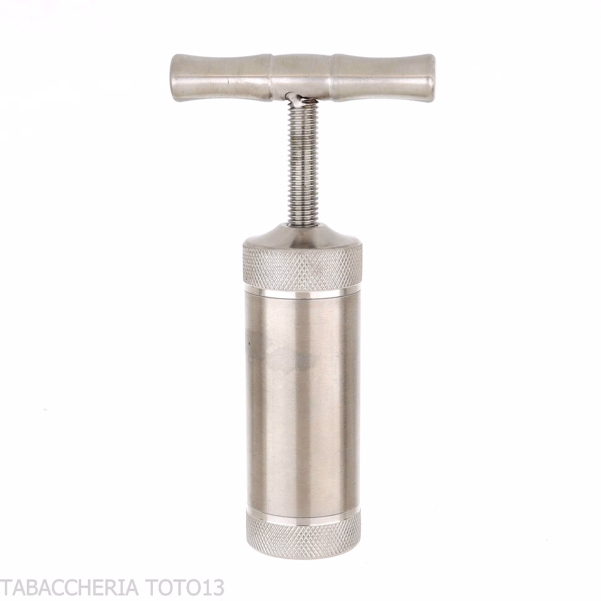 T-Press in acciaio inossidabile - Pressa per tabacco ed erbe aromatiche - Accessori Per Pipe