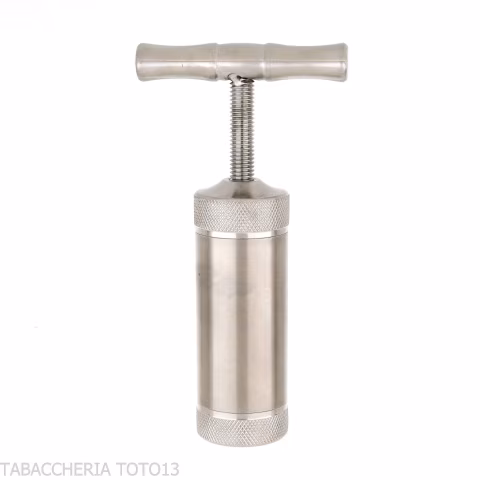 T-Press in acciaio inossidabile - Pressa per tabacco ed erbe aromatiche - Accessori Per Pipe