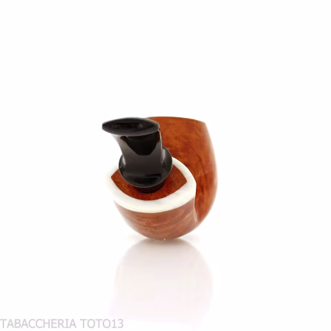 Tsuge cat's eye 607 radica naturale chiara - Pipe