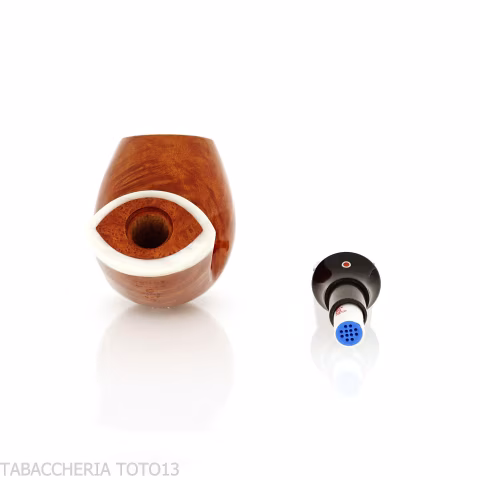 Tsuge cat's eye 607 radica naturale chiara - Pipe