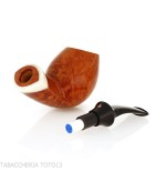 Tsuge cat's eye 607 radica naturale chiara - Pipe