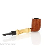 Tsuge Bamboo Straight light natural root - Tobacco Pipes - Natural root