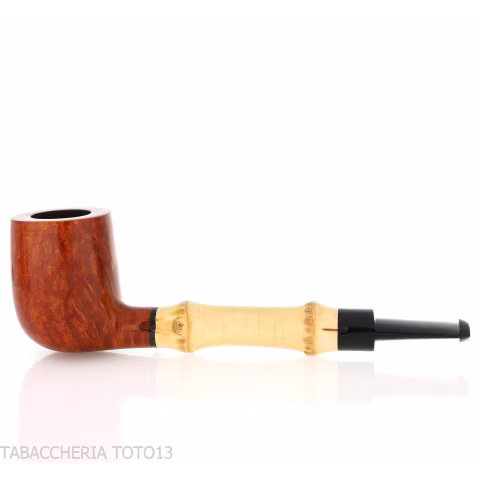 Tsuge Bamboo Straight light natural root - Tobacco Pipes - Natural root
