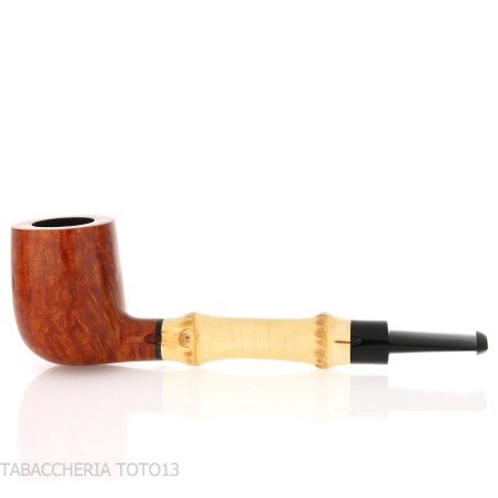 Tsuge Bamboo Straight racine naturelle légère - Pipe Pour le Tabac - Racine naturelle