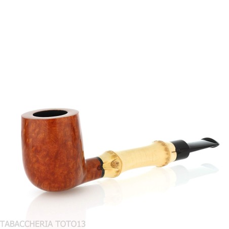 Tsuge Bamboo Straight racine naturelle légère - Pipe Pour le Tabac - Racine naturelle