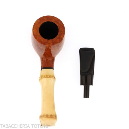 Tsuge Bamboo Straight racine naturelle légère - Pipe Pour le Tabac - Racine naturelle