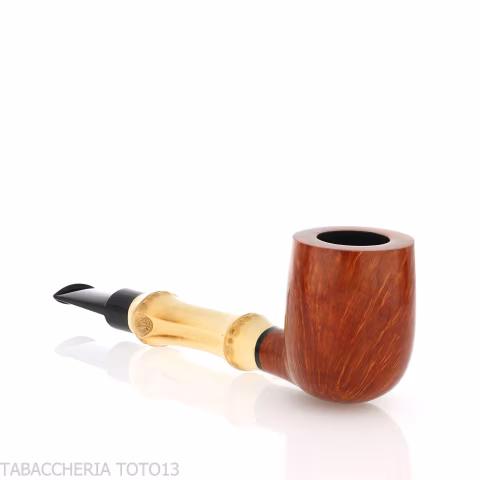 Tsuge Bamboo Straight light natural root - Tobacco Pipes - Natural root
