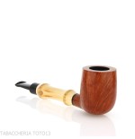 Tsuge Bamboo Straight light natural root - Tobacco Pipes - Natural root