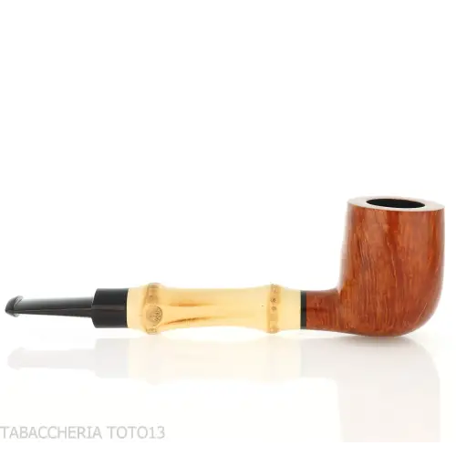 Tsuge Bamboo Straight light natural root - Tobacco Pipes - Natural root