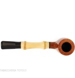 Tsuge Bamboo Straight light natural root - Tobacco Pipes - Natural root
