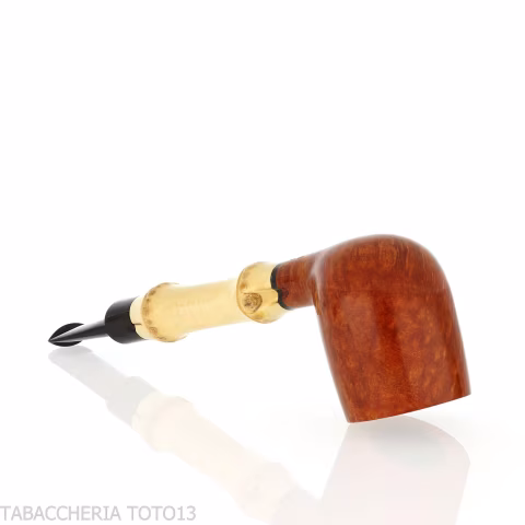 Tsuge Bamboo Straight light natural root - Tobacco Pipes - Natural root