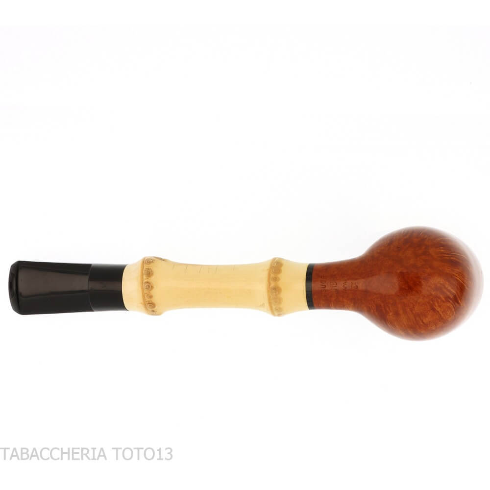 Tsuge Bamboo Straight raíz natural clara - Tsuge Pipe