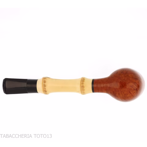 Tsuge Bamboo Straight light natural root - Tobacco Pipes - Natural root