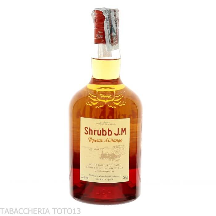 Shrubb Creole J.M. Orange and Rum liqueur Vol. 35% Cl.70 - J.M. Distillery