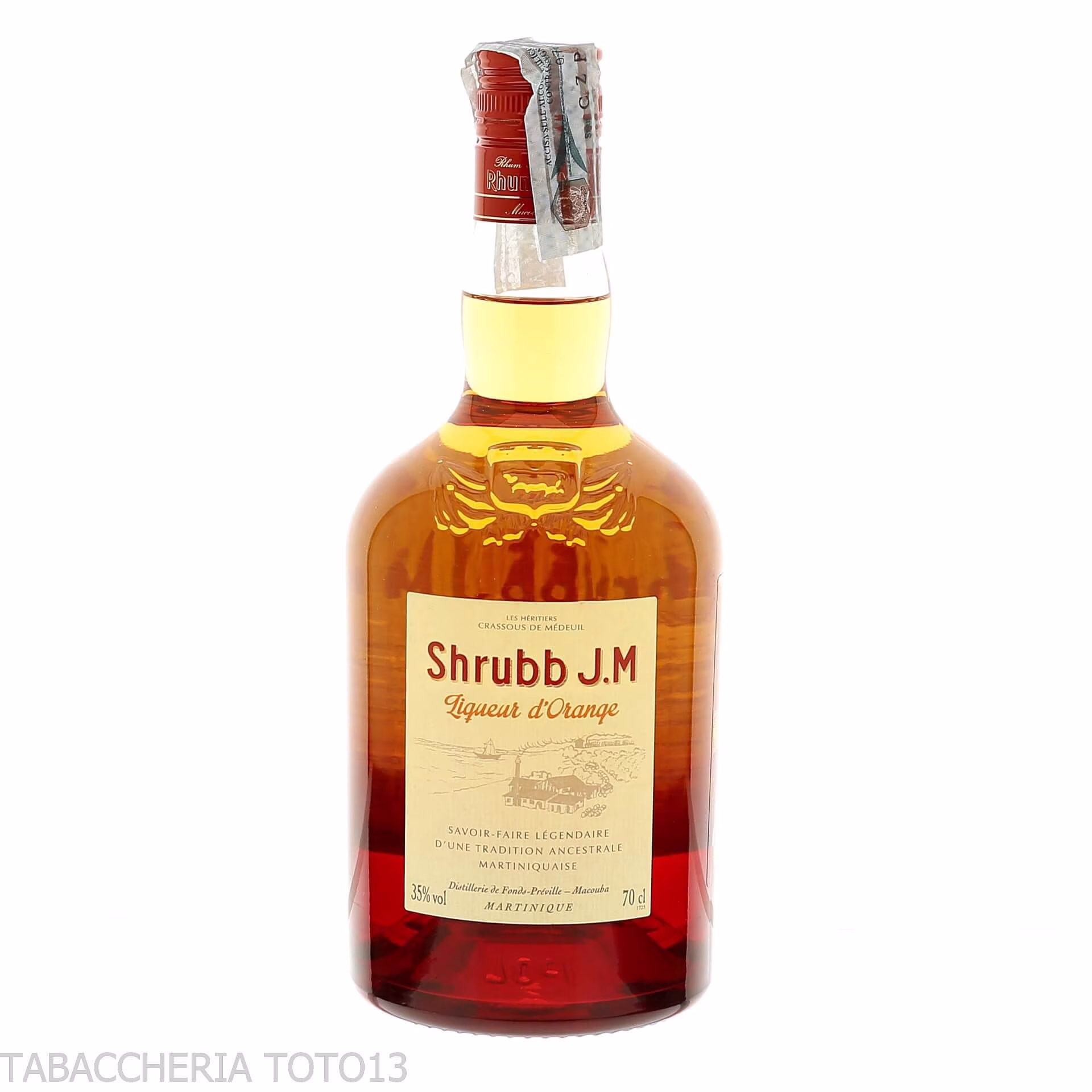 Shrubb Criolla J. M. licor de naranja y ron VOL.35% CL.70 - Licores