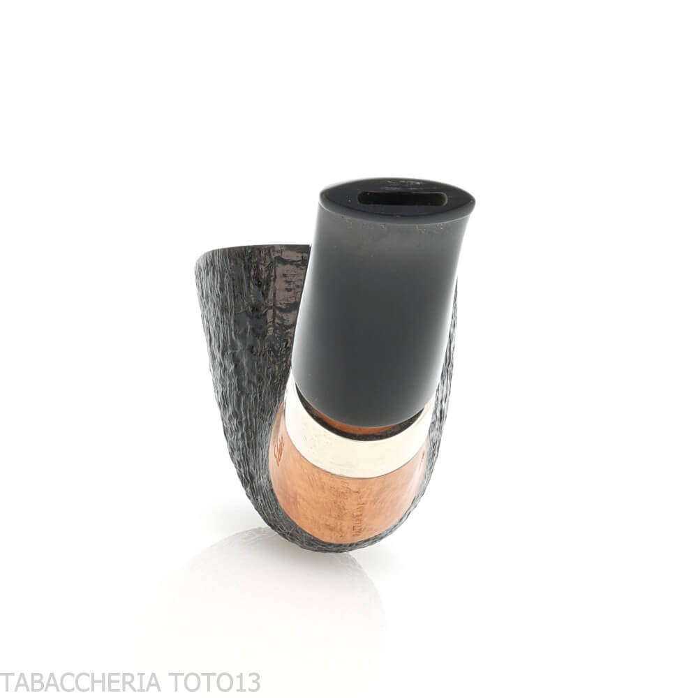 Mastro de Paja club 2024 Unica tobacco pipe nose burner oval shape dublin semi-bent - Mastro de Paja