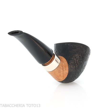 Mastro de Paja club 2024 Unica pipe de forme ovale Dublin semi-courbé - Pipe Pour le Tabac - Racine naturelle