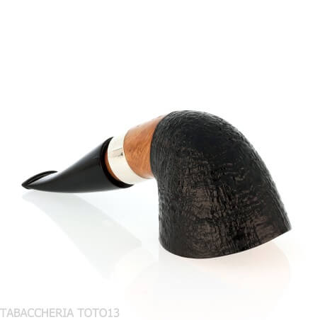 Mastro de Paja club 2024 Unica tobacco pipe nose burner oval shape dublin semi-bent - Mastro de Paja