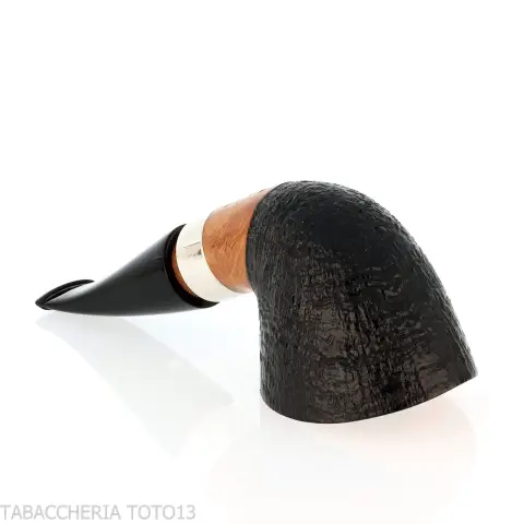 Mastro de Paja club 2024 Unica tobacco pipe nose burner oval shape dublin semi-bent - Tobacco Pipes - Natural root