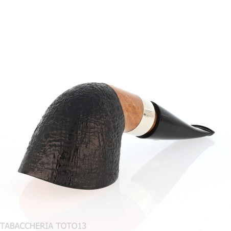 Mastro de Paja club 2024 Unica pipe de forme ovale Dublin semi-courbé - Pipe Pour le Tabac - Racine naturelle