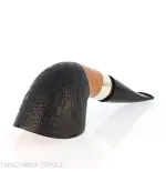Mastro de Paja club 2024 Unica tobacco pipe nose burner oval shape dublin semi-bent - Tobacco Pipes - Natural root