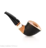 Mastro de Paja club 2024 Unica tobacco pipe nose burner oval shape dublin semi-bent - Tobacco Pipes - Natural root