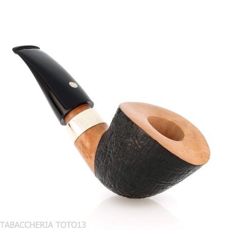 Mastro de Paja club 2024 Unica pipe de forme ovale Dublin semi-courbé - Pipe Pour le Tabac - Racine naturelle