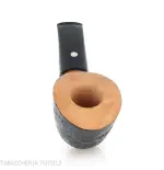Mastro de Paja club 2024 Unica tobacco pipe nose burner oval shape dublin semi-bent - Tobacco Pipes - Natural root