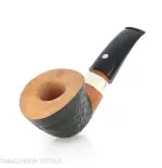 Mastro de Paja club 2024 Unica tobacco pipe nose burner oval shape dublin semi-bent - Tobacco Pipes - Natural root