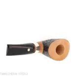 Mastro de Paja club 2024 Unica tobacco pipe nose burner oval shape dublin semi-bent - Tobacco Pipes - Natural root