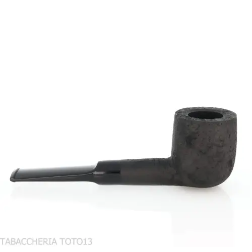 Tsuge Latakia tasting pipe 23 mm Billiard black sandblasted - Tobacco Pipes - Natural root