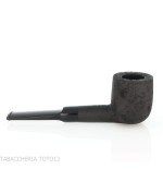 Pipe de dégustation Tsuge Latakia 23 mm Billard noir sablé - Pipe Pour le Tabac - Racine naturelle