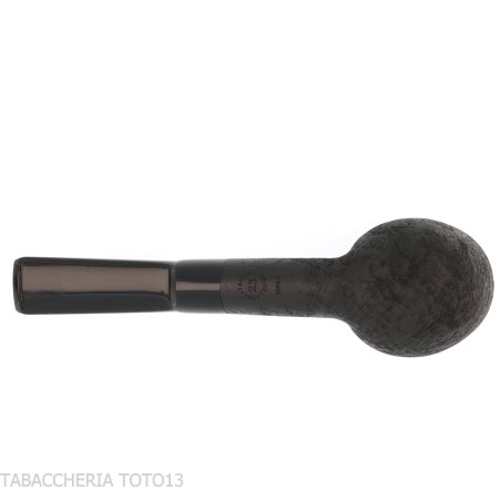 Pipe de dégustation Tsuge Latakia 23 mm Billard noir sablé - Pipe Pour le Tabac - Racine naturelle