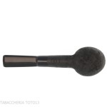 Tsuge Latakia pipa de degustación 23 mm Billar negro arenado - Tsuge Pipe