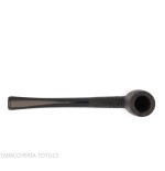 Tsuge ProbierPfeife Flake 16mm chimney gestrahlt schwarz - Tabakpfeifen