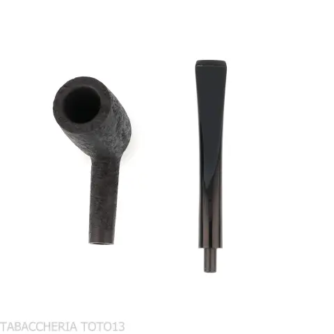 Pipa de degustación Tsuge Flake 16mm chimney negro - Pipas de Tabaco