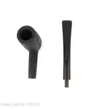 Pipa de degustación Tsuge Flake 16mm chimney negro - Pipas de Tabaco