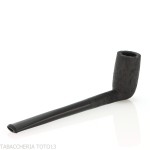 Tsuge degustazione Flake 16 mm Billiard sabbiata nera - Tsuge Pipe
