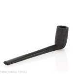 Tsuge ProbierPfeife Flake 16mm chimney gestrahlt schwarz - Tabakpfeifen