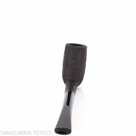 Tsuge ProbierPfeife Flake 16mm chimney gestrahlt schwarz - Tabakpfeifen