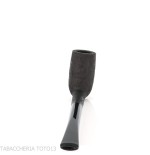 Tsuge ProbierPfeife Flake 16mm chimney gestrahlt schwarz - Tabakpfeifen
