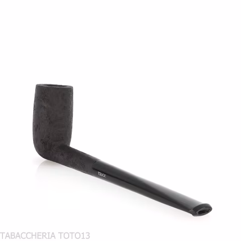 Tsuge ProbierPfeife Flake 16mm chimney gestrahlt schwarz - Tabakpfeifen