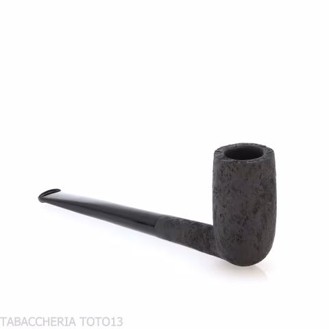Tsuge ProbierPfeife Flake 16mm chimney gestrahlt schwarz - Tabakpfeifen