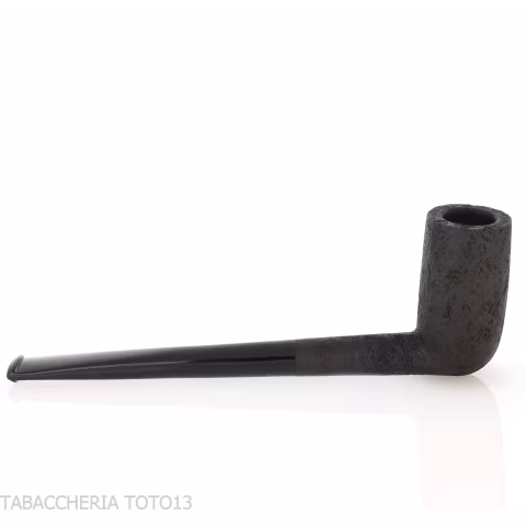 Tsuge ProbierPfeife Flake 16mm chimney gestrahlt schwarz - Tabakpfeifen
