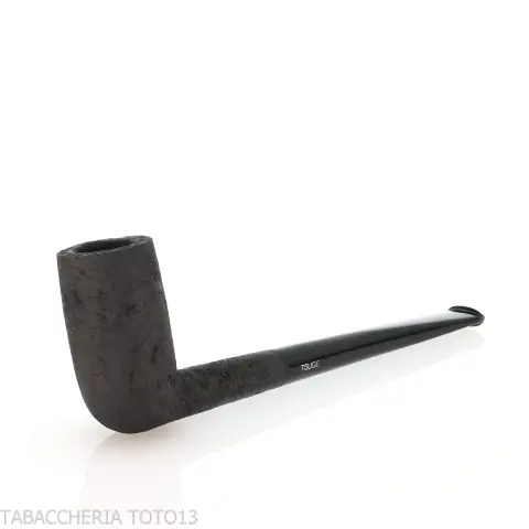 Pipa de degustación Tsuge Flake 16mm chimney negro - Pipas de Tabaco