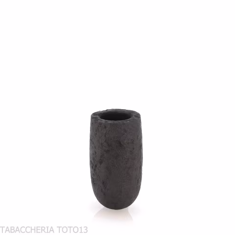 Tsuge ProbierPfeife Flake 16mm chimney gestrahlt schwarz - Tabakpfeifen